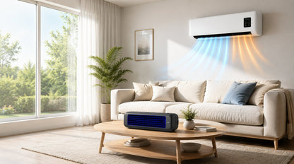 Cool Air Aura installe dans un salon moderne