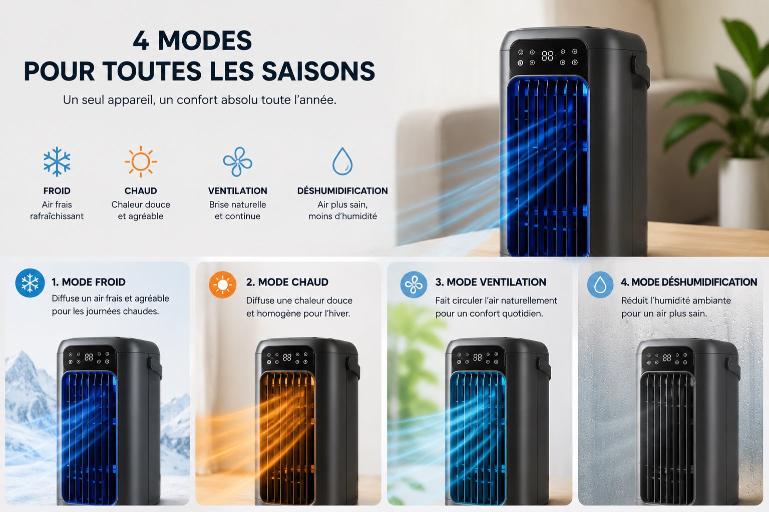 La solution compacte pour chaque pièce.